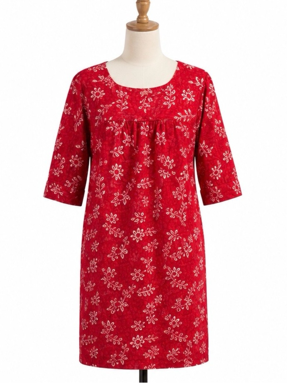 🐭 Batik Print Cotton Dress by La Cera